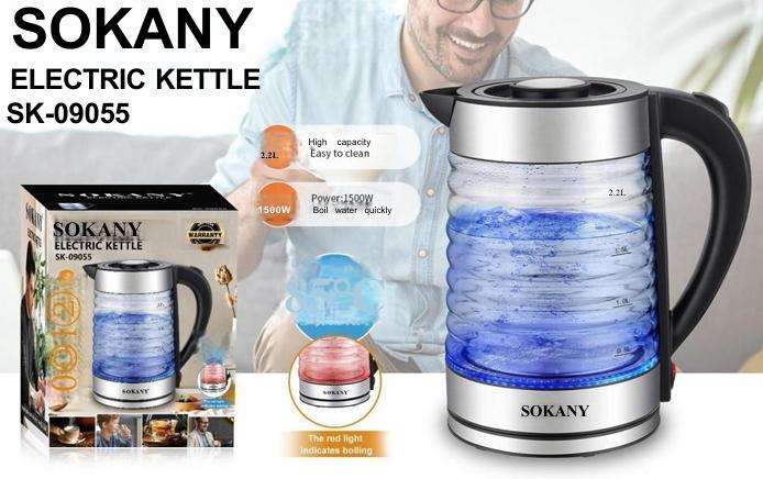 SOKANY ELECTRIC KETTLE SK-09055-