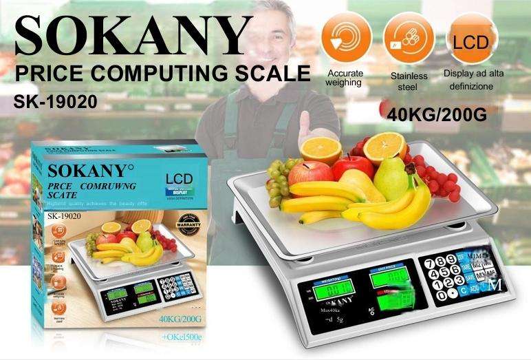 SOKANY PRICE COMPUTING SCALE SK-19020