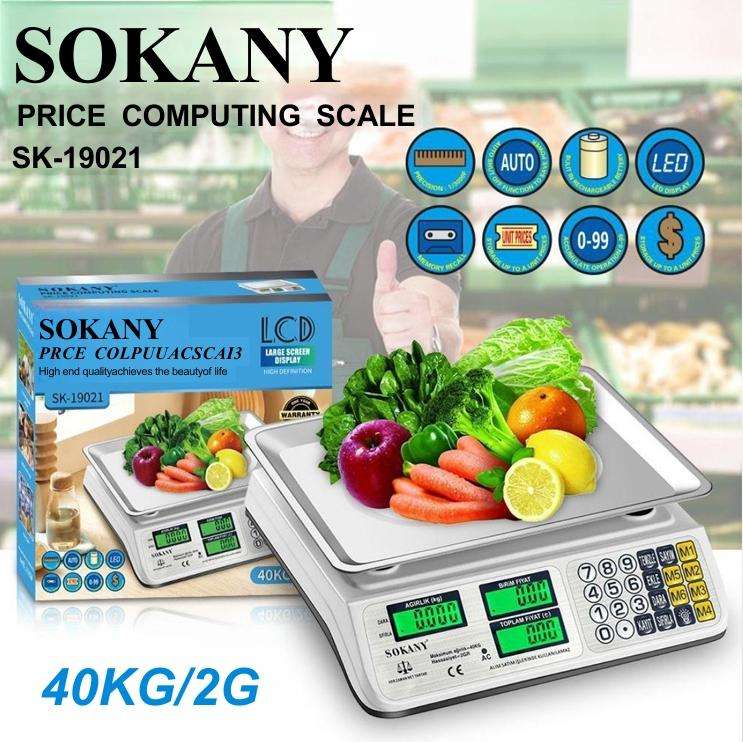 SOKANY PRICE COMPUTING SCALE SK-19021