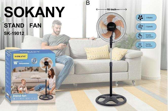 SOKANY STAND FAN SK-19012