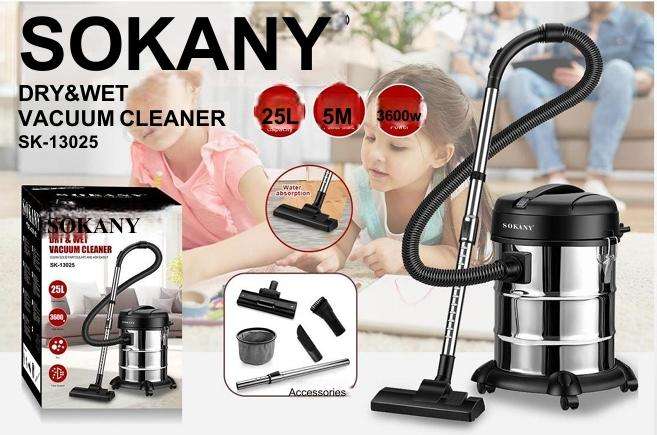 SOKANY DRY&WET VACUUM CLEANER SK-13025