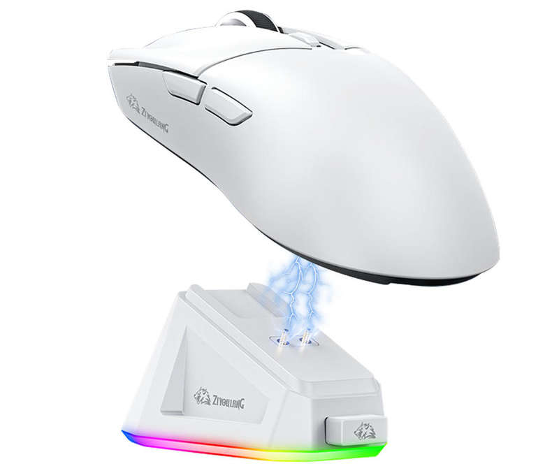 X2 Rechargeable 24000 DPI Wireless Gaming Mouse 56g Ergonomic Design - White