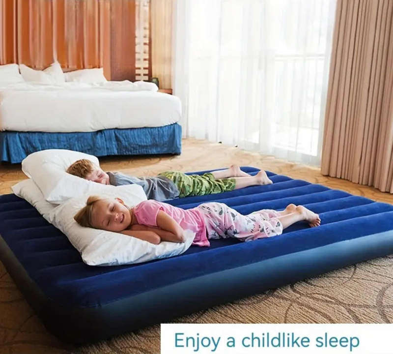 Intex Portable Inflatable Air Mattress, Single-Pack, Thickened Foldable Air Bed for Napping, Outdoor