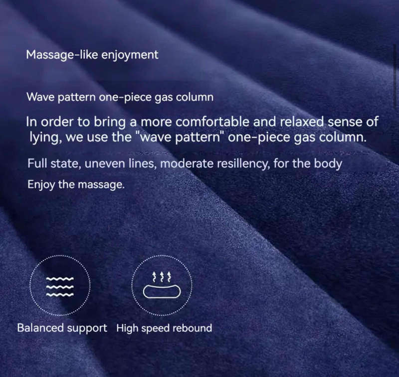 Intex Portable Inflatable Air Mattress, Single-Pack, Thickened Foldable Air Bed for Napping, Outdoor