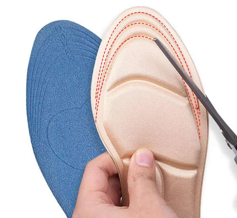 1pair Non-Slip Massage Insoles For High Heels, Two-in-one Comfortable Insoles