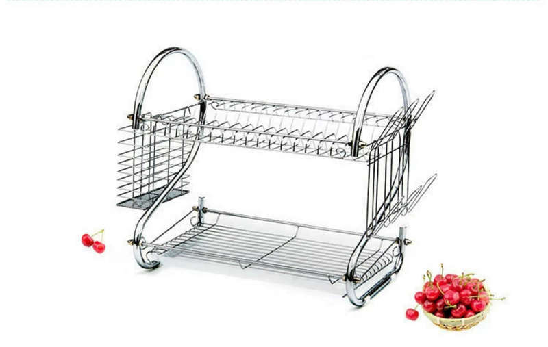 Ss Form Metal Dish Rack - Kitchen Storage And Organization