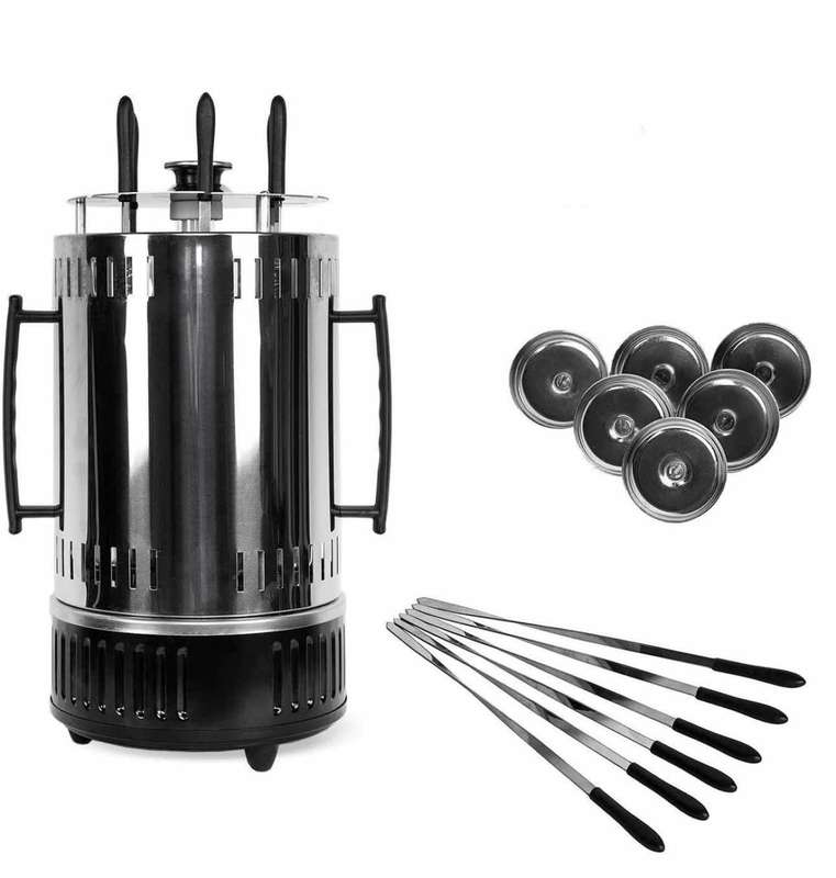Electric Skewer Heating Tube with 6 Skewers