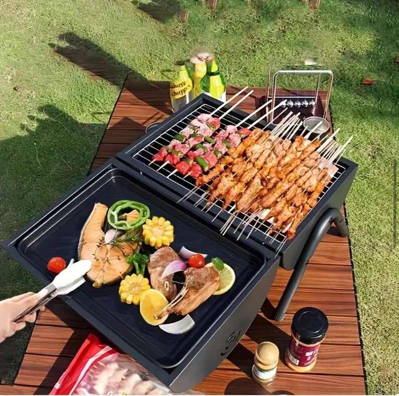 Handle And Baking Rack For Camping And Picnics, Barbecue Tools