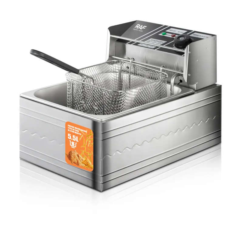 RAF Silver 5.5 L Deep Fryer
