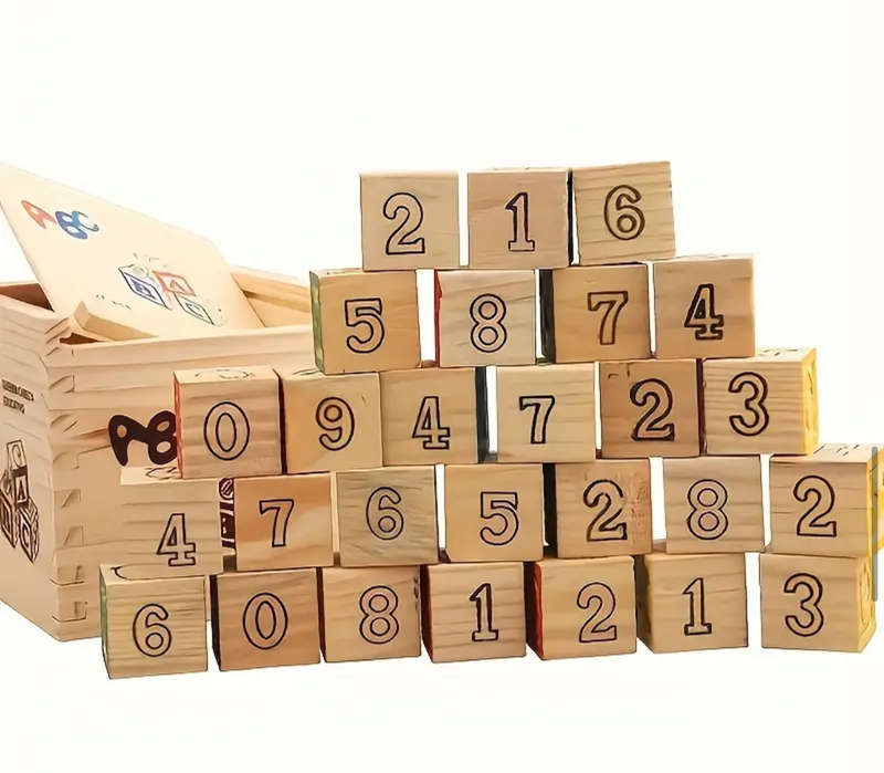 ABC Wooden Blocks - Children'S Educational Toy -