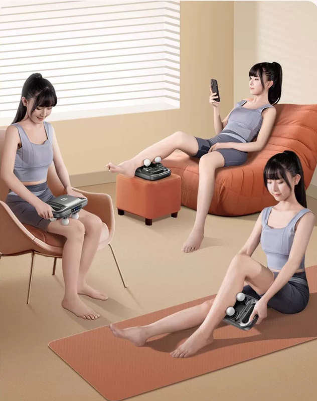 4-Head Handheld Massager