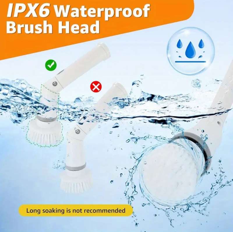 Cordless Electric Spin Scrubber
