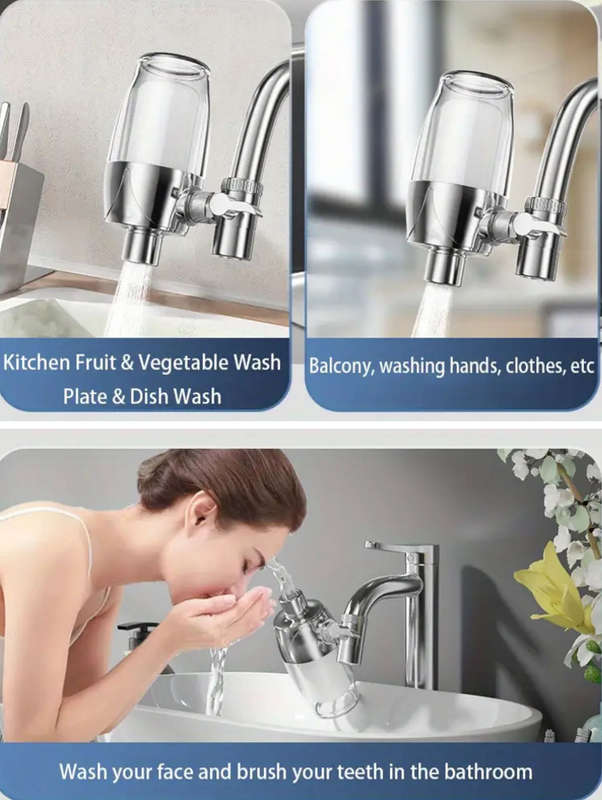 360° Rotatable Faucet Water Filter
