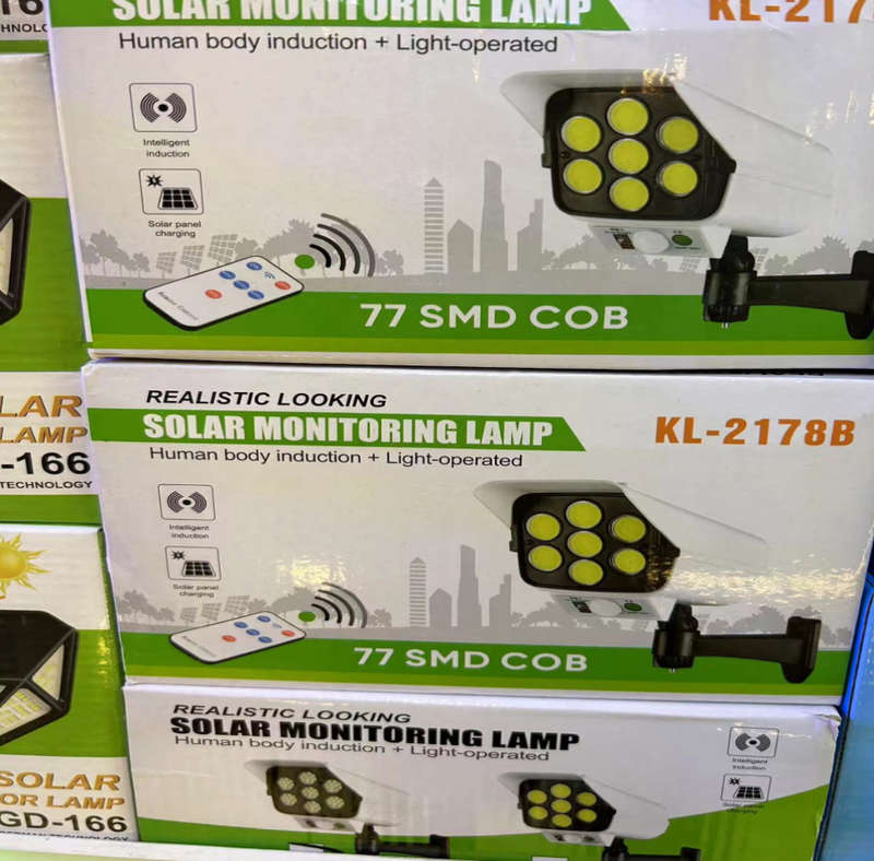 LED Solar Powered Motion Sensor Flood Light