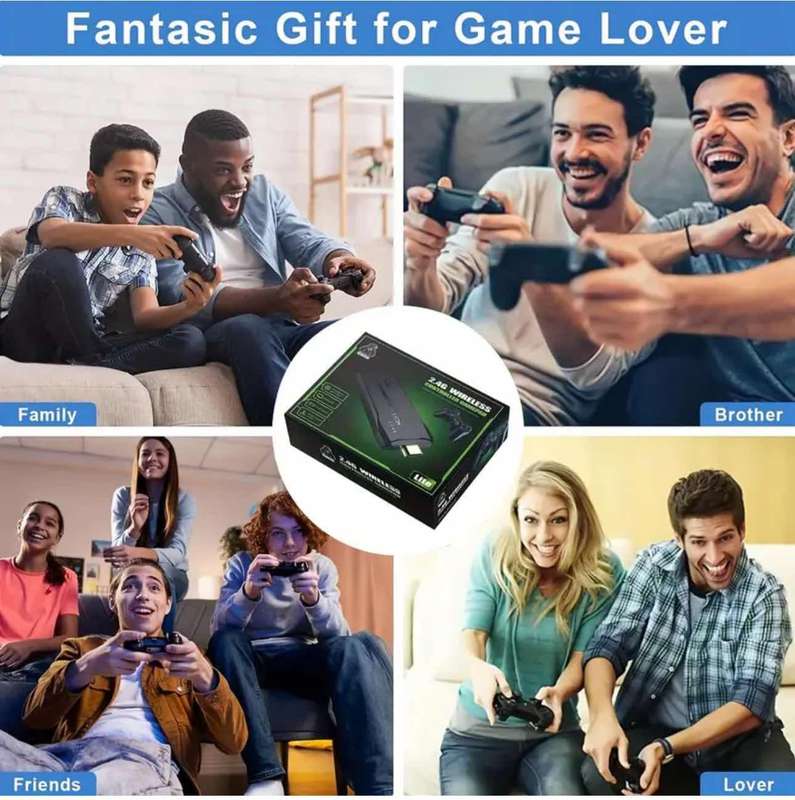 Plug Wireless Retro Game Consoles 4K HD Mini TV Game