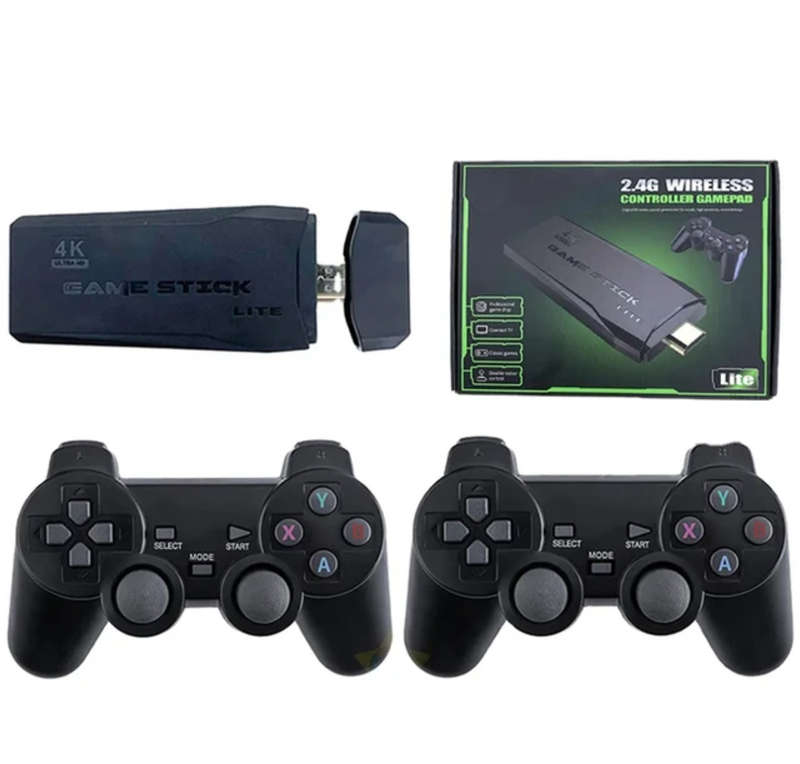 Plug Wireless Retro Game Consoles 4K HD Mini TV Game