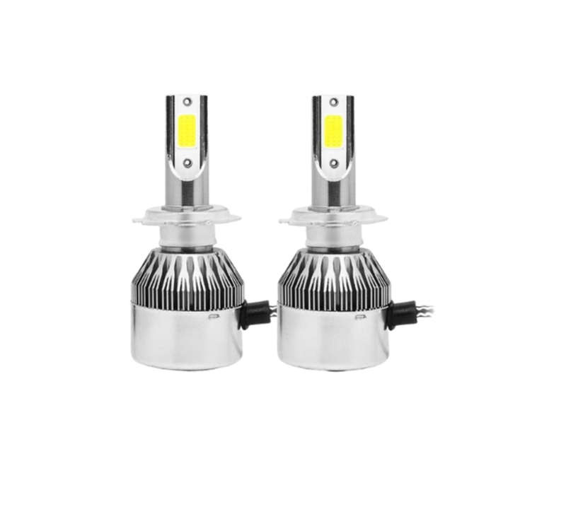 C6-H7 LED Headlight 6000K All In One Compact Design