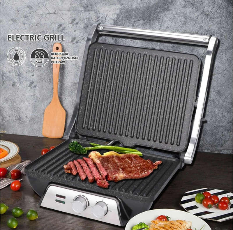 RAF 2000W Non-stick Pan Professional Steak Grilling Machine Electric Grills