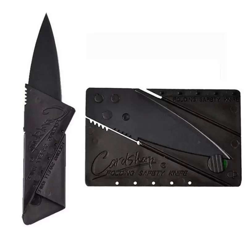 Credit Card Knife Folding Blade Pocket Mini Wallet Camping