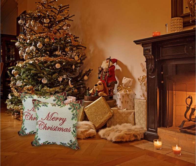 Assorted patterns styles Christmas pillow cover 45cm x45cm