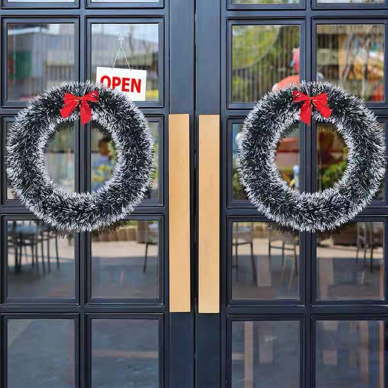 Christmas Wreath For Front Door With Artificial Branches Decorations  (30cm)