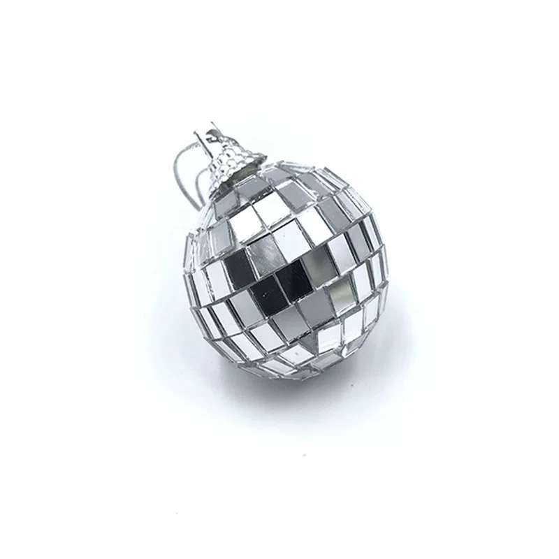 Christmas Mirror ball 4cm / Wedding or Party (pack of 6 pcs)