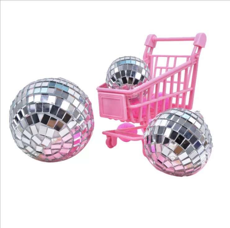 Christmas Mirror ball 4cm / Wedding or Party (pack of 6 pcs)
