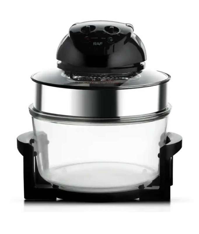 Raf 12 liter Air Fryer Multi-cooker GlassElectric Convection Halogen Oven