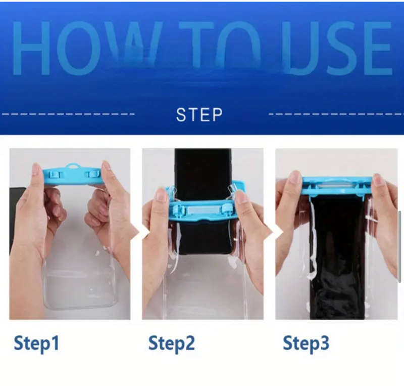 Universal Waterproof Case, Cell Phone Dry Bag Pouch