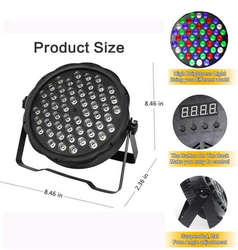 LED Plastic Flat Par Light-MTC