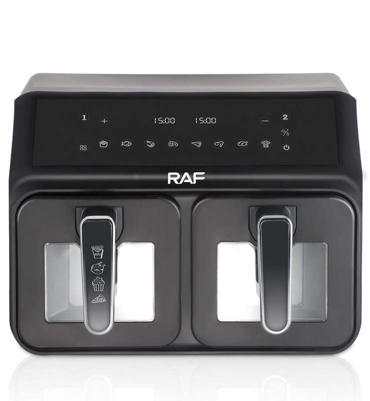 RAF Multifunction Dual baskets Digital Smart Air Fryer 4.5+4.5L
