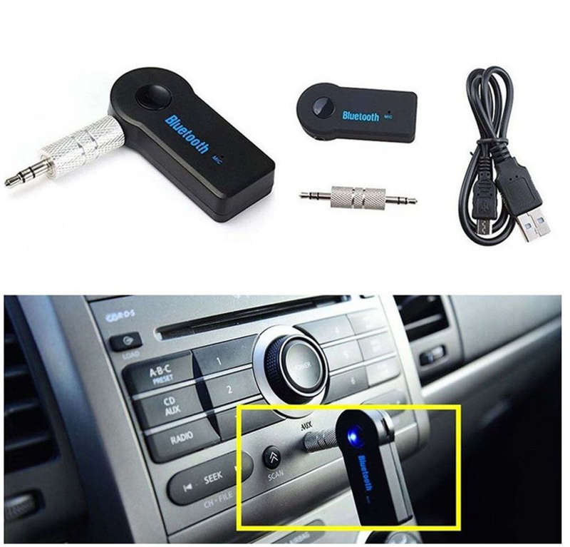 Cell N Tech Wireless Stereo Audio Music Receiver 3.5mm Handsfree Car AUX
