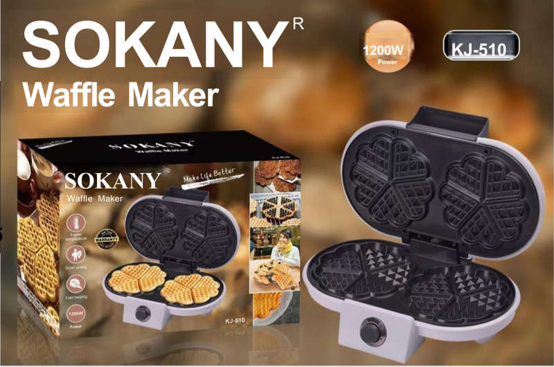 SOKANY Waffle maker 1200w