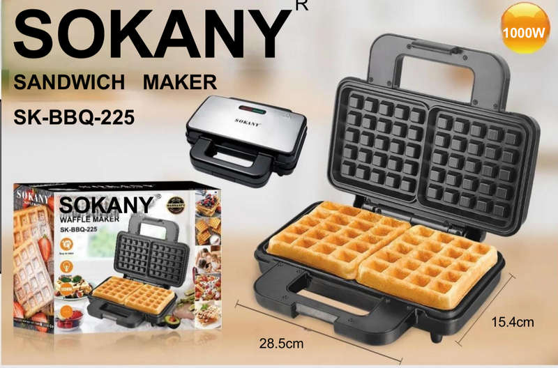 SOKANY Waffle maker 1000W