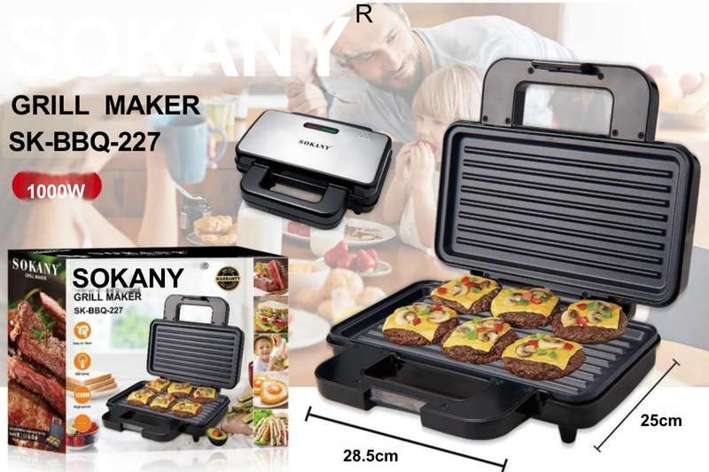 SOKANY GRILL MAKER 1000W