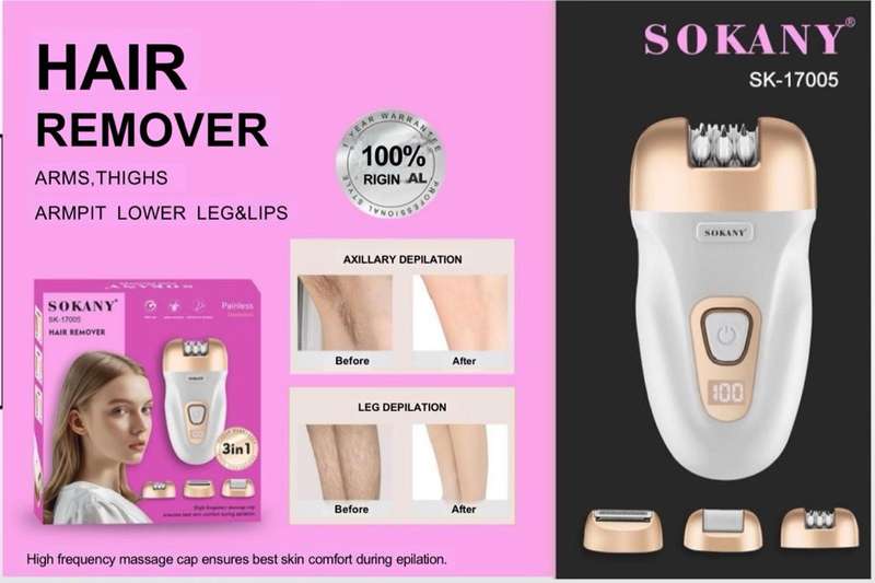 SOKANY HAIR REMOVER 3 IN 1