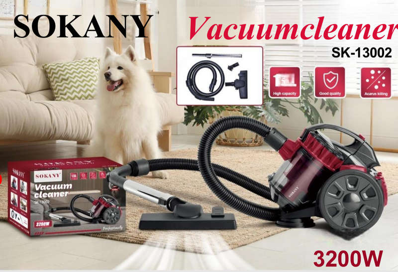SOKANY VACUUMCLEANER 3200W 1.5L