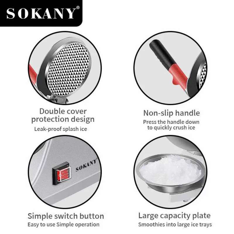SOKANY ELECTRIC ICE CRUSHER 300W