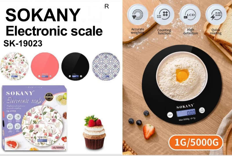 SOKANY Digital Kitchen Scale 1g-5kg - Kitchen Tool