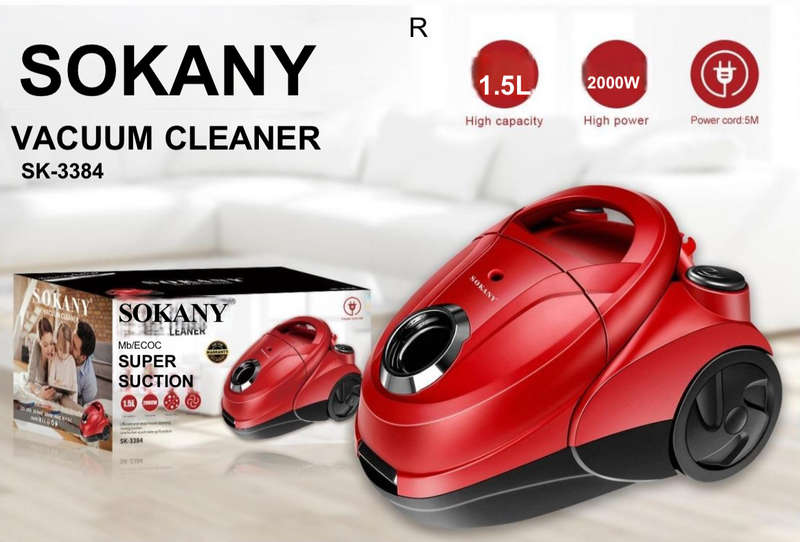 1.5L Dust Capacity Small Nozzle Sokany Handheld Vacuum Cleaner
