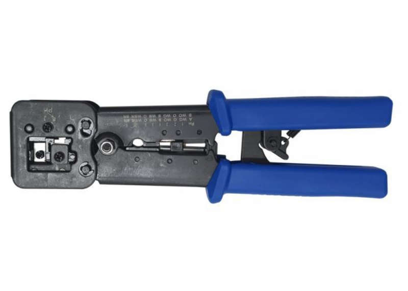 RJ45 Network cable Crimp Tool + 10 CAT6 Plugs + 10 CAT5e Plugs