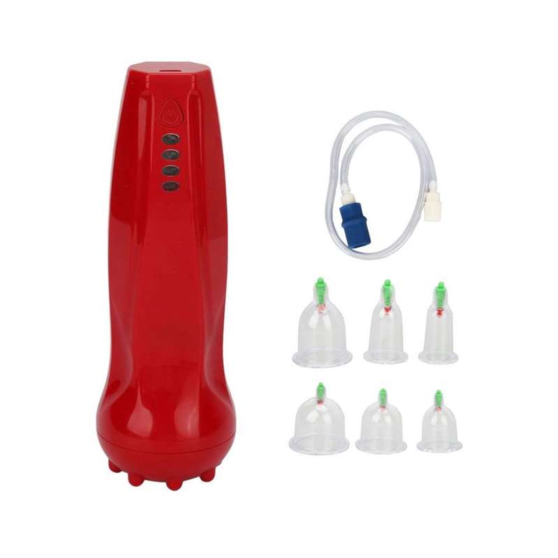 Electric Cupping Massager 4 Levels Cupping Therapy Set Massager Stick Kit