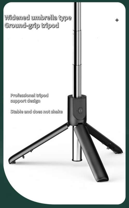 Fill Light Selfie Stick-Bluetooth Remote Control-Triangle Bracket