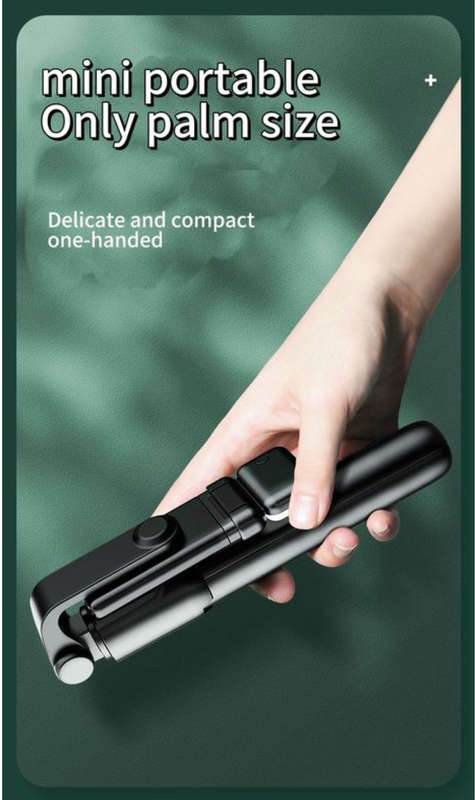 Fill Light Selfie Stick-Bluetooth Remote Control-Triangle Bracket
