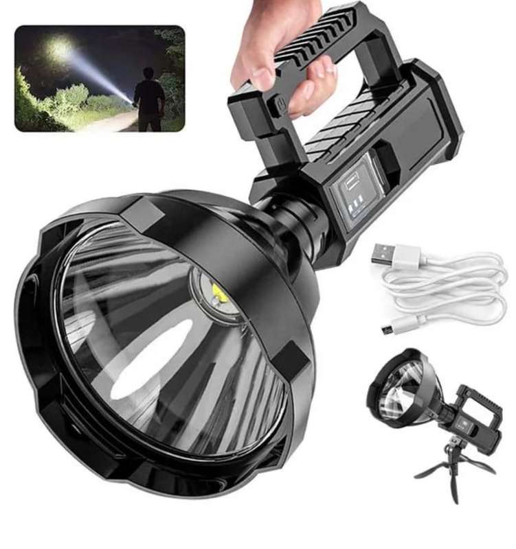 Rechargeable Long Range High Power Torch Waterproof Spotlight Flashlight