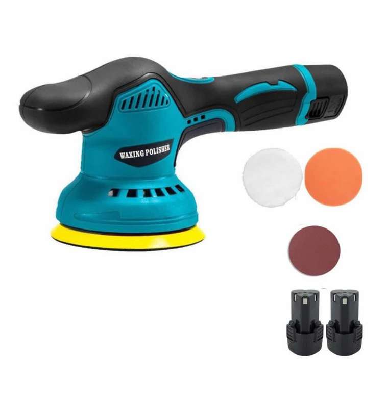 12V Electric Car Polisher Machine with Polishing Pad Kit