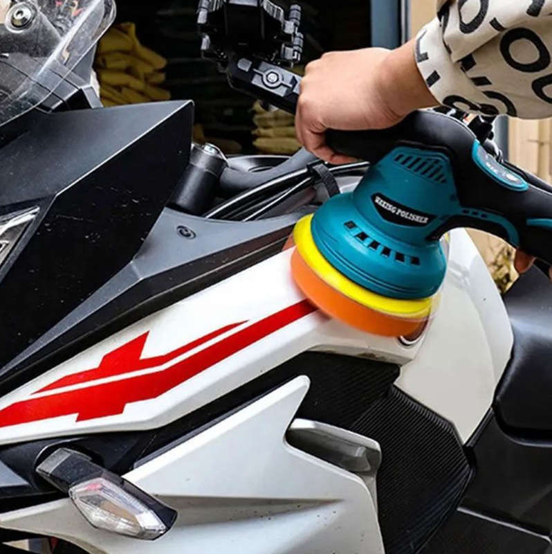 12V Electric Car Polisher Machine with Polishing Pad Kit