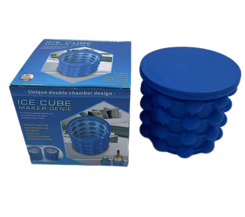 Ice Cube Maker Silicone Bucket