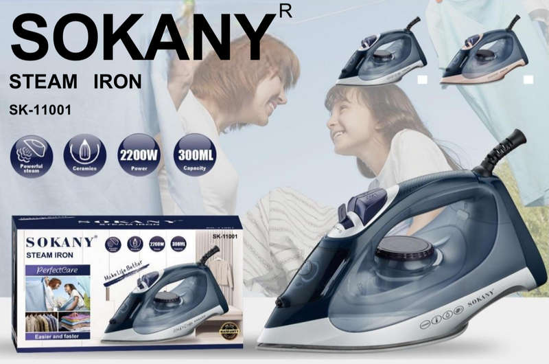 2200W Rapid Steam Iron with Overheat Protection & Automatic shutdown system