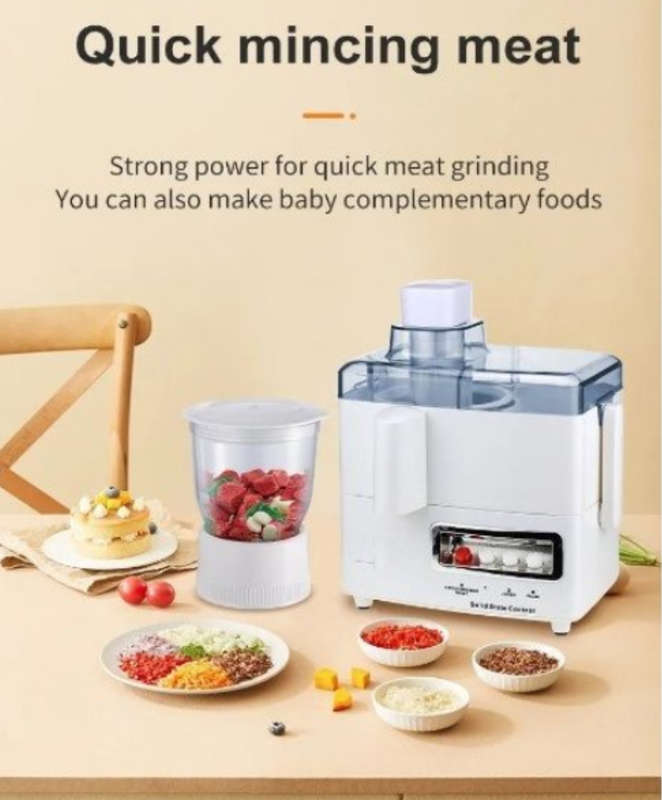 Multipurpose 4 in 1 Multi-Functional Blender/Grinder/Mincer/Juicer